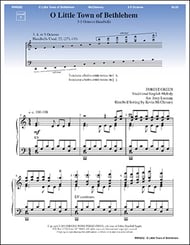 O Little Town of Bethlehem Handbell sheet music cover Thumbnail
